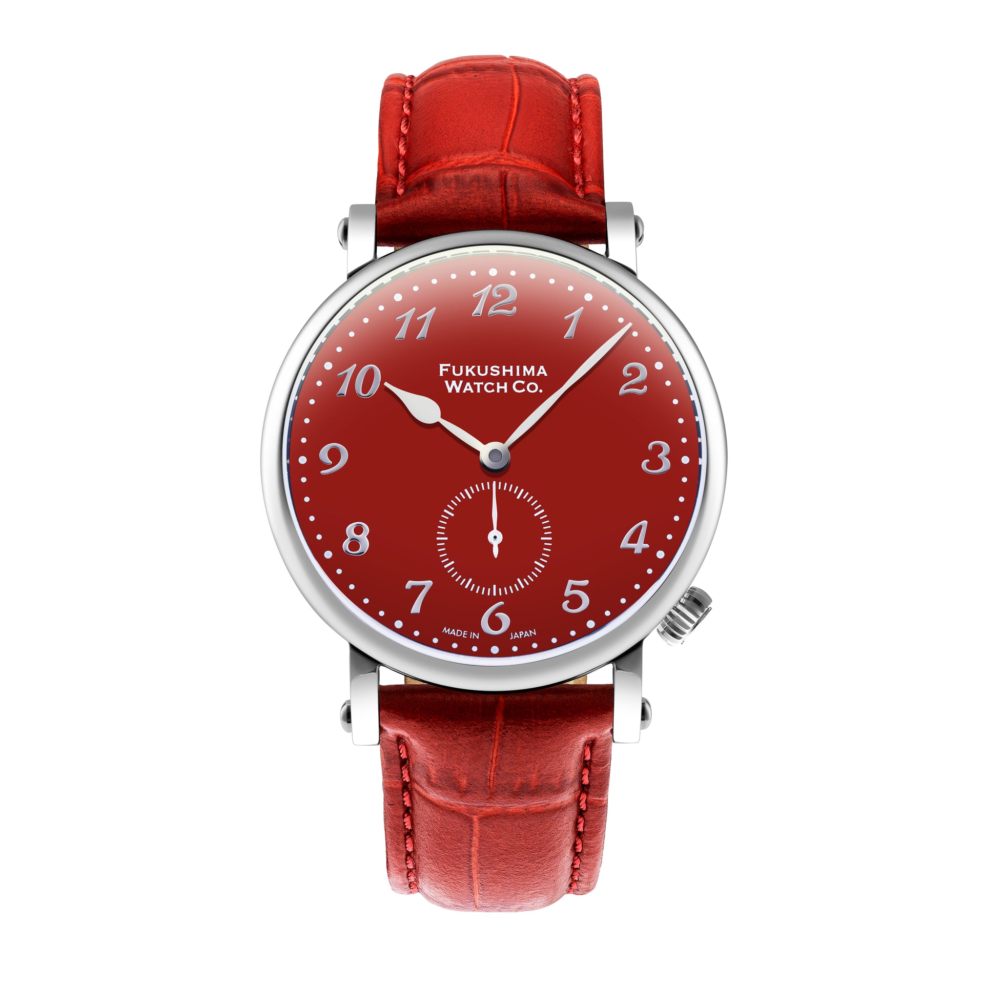 Odaka − Chili pepper red | Japanese Mechanical Watch | FWC – Fukushima  Watch Company